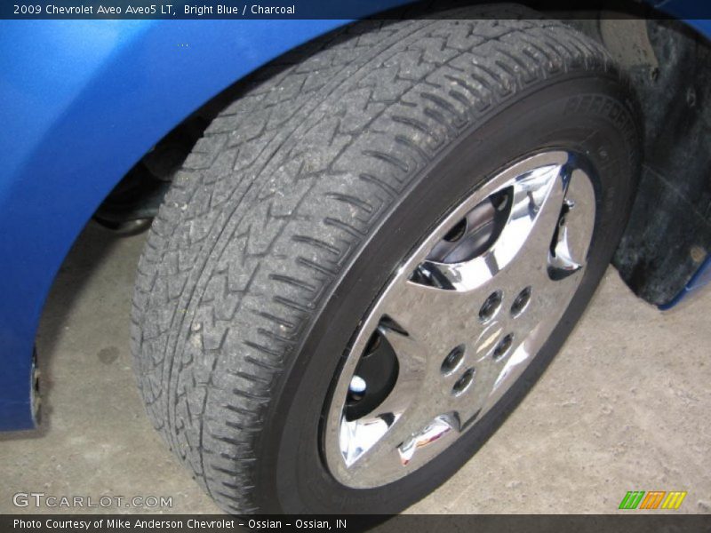 Bright Blue / Charcoal 2009 Chevrolet Aveo Aveo5 LT