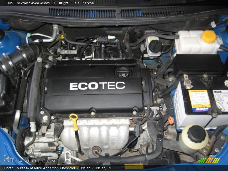 Bright Blue / Charcoal 2009 Chevrolet Aveo Aveo5 LT