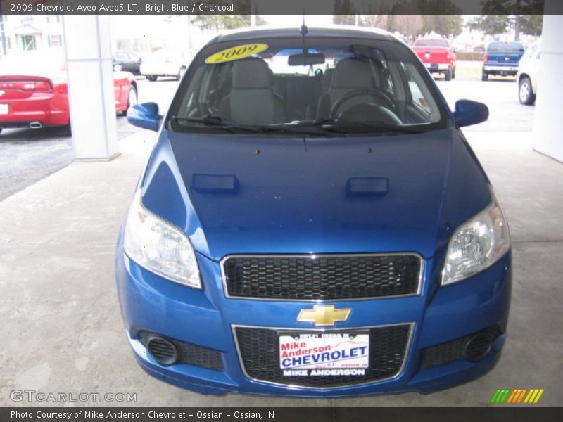 Bright Blue / Charcoal 2009 Chevrolet Aveo Aveo5 LT