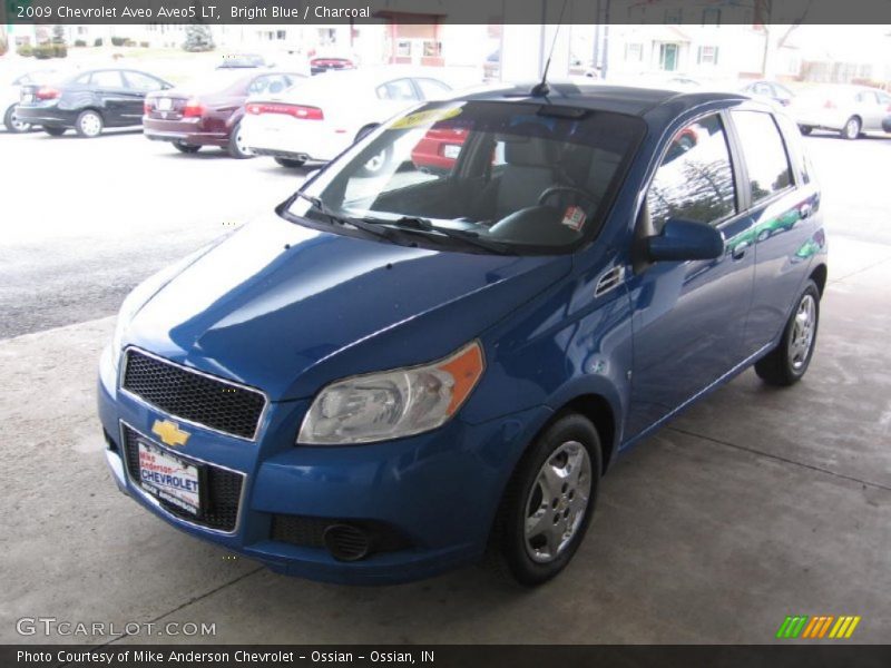 Bright Blue / Charcoal 2009 Chevrolet Aveo Aveo5 LT