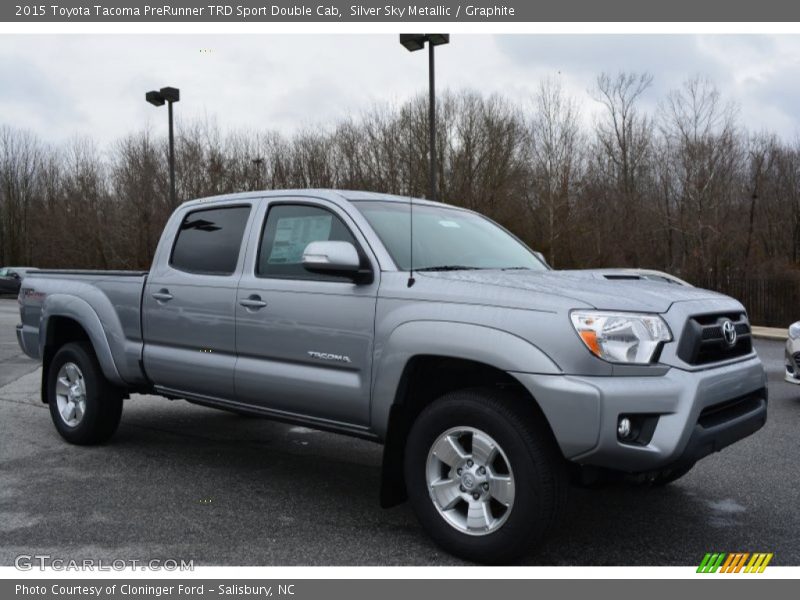 Front 3/4 View of 2015 Tacoma PreRunner TRD Sport Double Cab