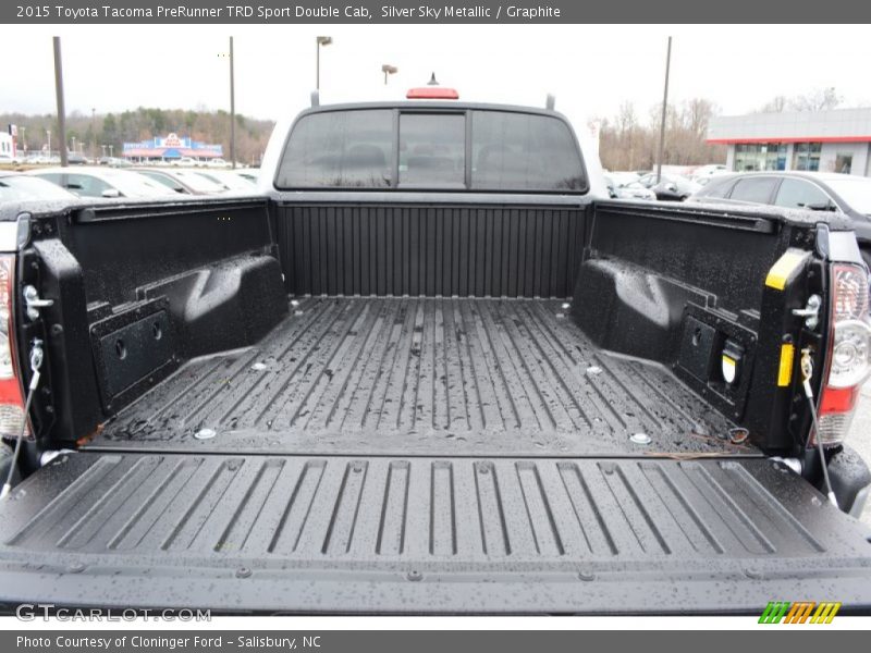 Silver Sky Metallic / Graphite 2015 Toyota Tacoma PreRunner TRD Sport Double Cab