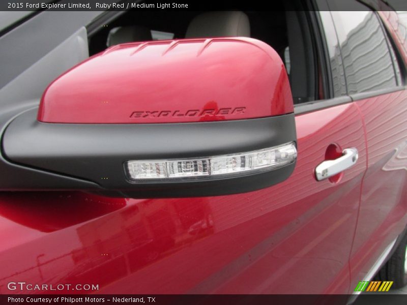 Ruby Red / Medium Light Stone 2015 Ford Explorer Limited