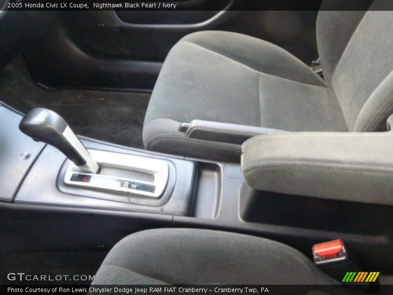 Nighthawk Black Pearl / Ivory 2005 Honda Civic LX Coupe
