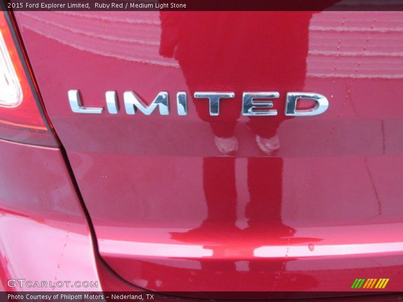 Ruby Red / Medium Light Stone 2015 Ford Explorer Limited