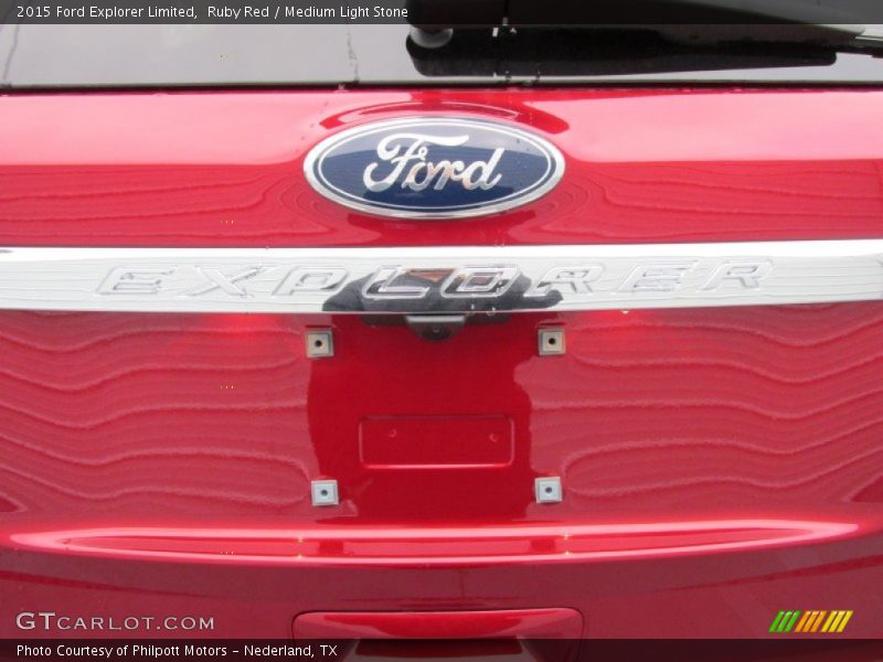 Ruby Red / Medium Light Stone 2015 Ford Explorer Limited