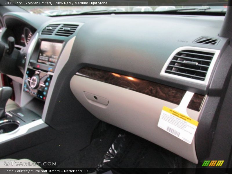 Ruby Red / Medium Light Stone 2015 Ford Explorer Limited