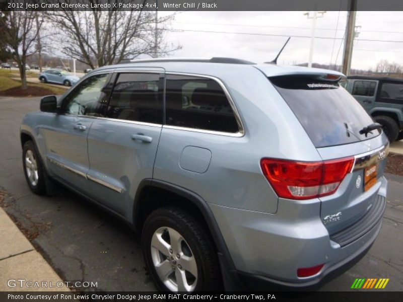 Winter Chill / Black 2012 Jeep Grand Cherokee Laredo X Package 4x4