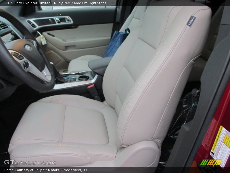 Ruby Red / Medium Light Stone 2015 Ford Explorer Limited