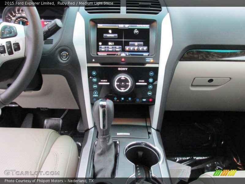 Ruby Red / Medium Light Stone 2015 Ford Explorer Limited