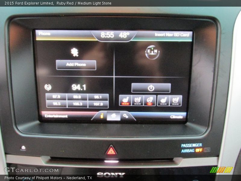 Ruby Red / Medium Light Stone 2015 Ford Explorer Limited