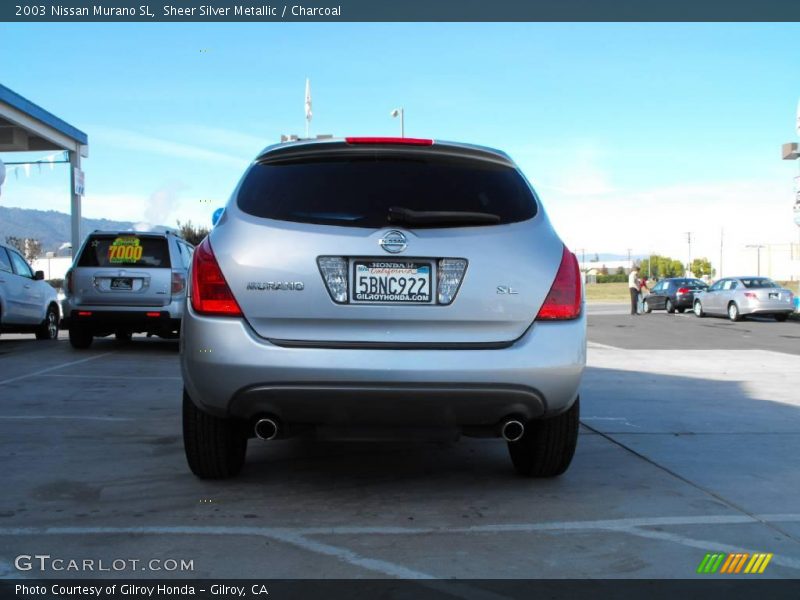 Sheer Silver Metallic / Charcoal 2003 Nissan Murano SL