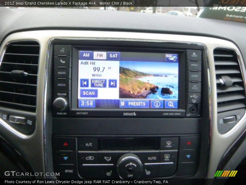 Winter Chill / Black 2012 Jeep Grand Cherokee Laredo X Package 4x4