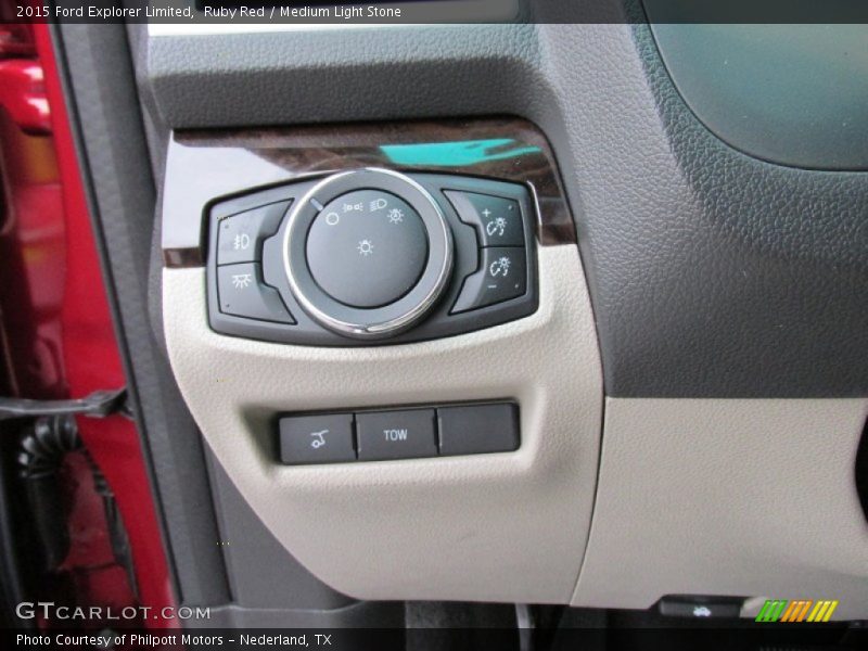 Ruby Red / Medium Light Stone 2015 Ford Explorer Limited