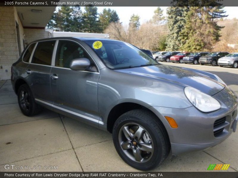 Titanium Metallic / Stone/Steel Grey 2005 Porsche Cayenne S