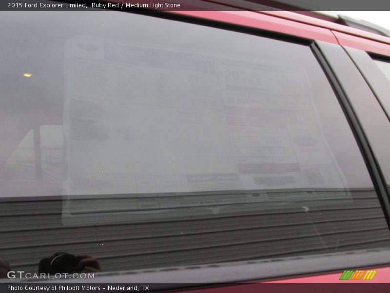 Ruby Red / Medium Light Stone 2015 Ford Explorer Limited