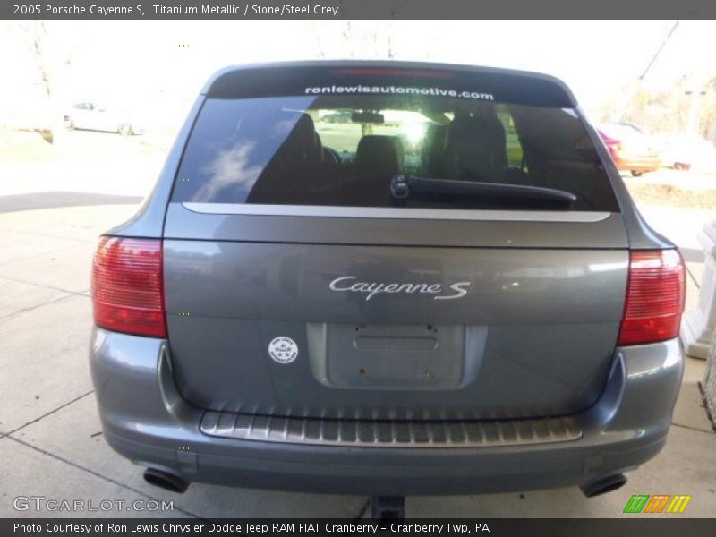 Titanium Metallic / Stone/Steel Grey 2005 Porsche Cayenne S