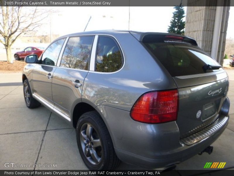 Titanium Metallic / Stone/Steel Grey 2005 Porsche Cayenne S