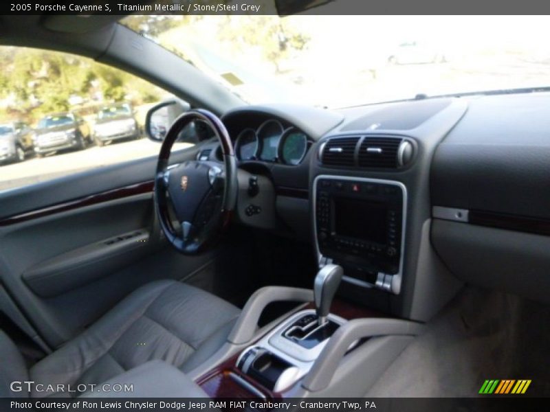 Titanium Metallic / Stone/Steel Grey 2005 Porsche Cayenne S