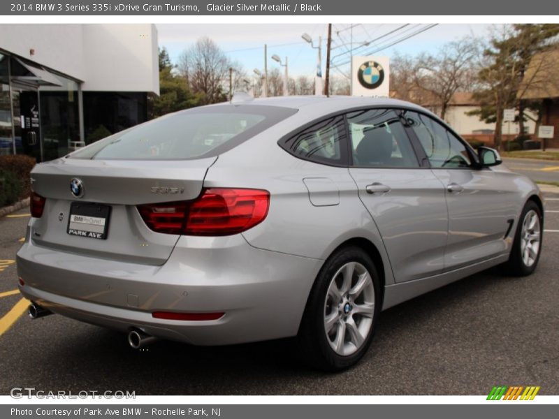 Glacier Silver Metallic / Black 2014 BMW 3 Series 335i xDrive Gran Turismo