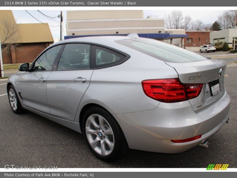 Glacier Silver Metallic / Black 2014 BMW 3 Series 335i xDrive Gran Turismo