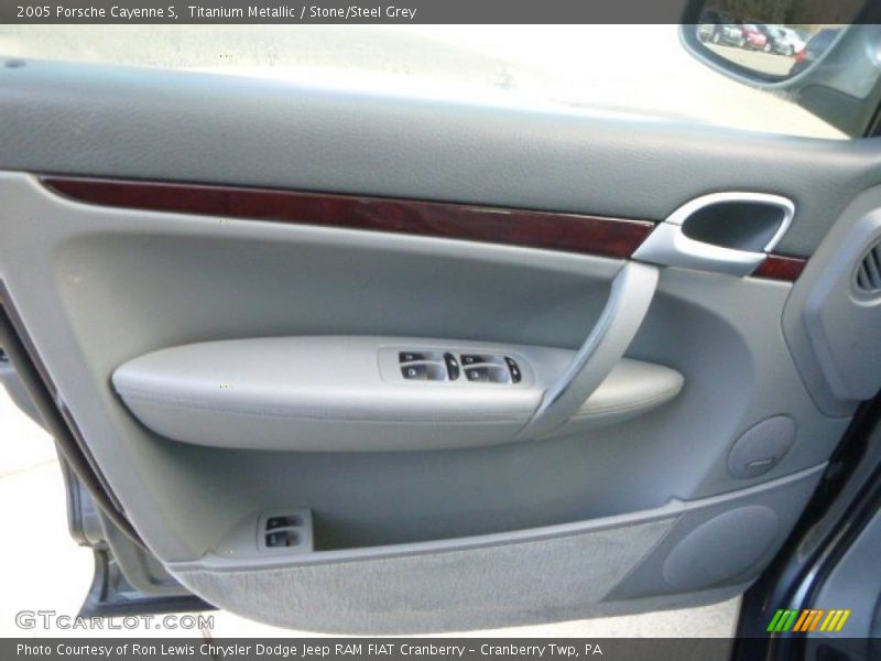 Titanium Metallic / Stone/Steel Grey 2005 Porsche Cayenne S