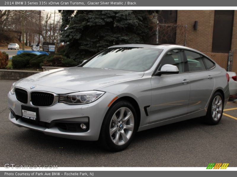 Glacier Silver Metallic / Black 2014 BMW 3 Series 335i xDrive Gran Turismo