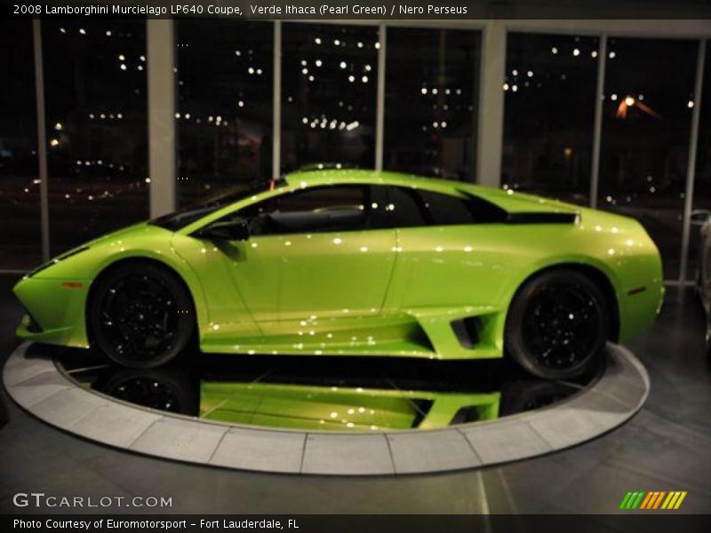 Verde Ithaca (Pearl Green) / Nero Perseus 2008 Lamborghini Murcielago LP640 Coupe