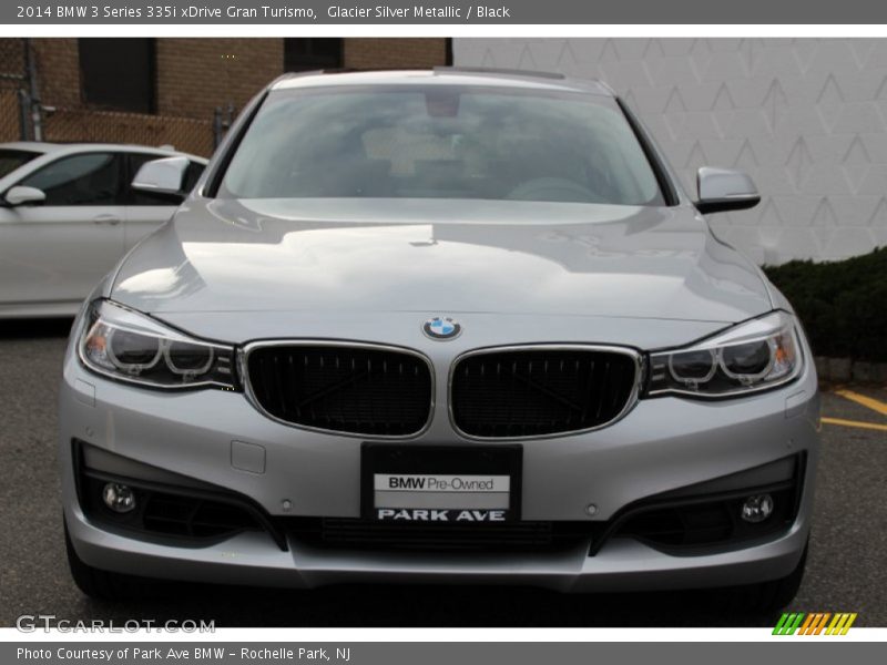 Glacier Silver Metallic / Black 2014 BMW 3 Series 335i xDrive Gran Turismo