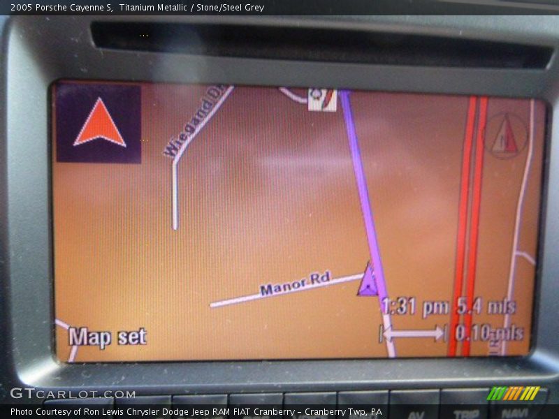 Titanium Metallic / Stone/Steel Grey 2005 Porsche Cayenne S