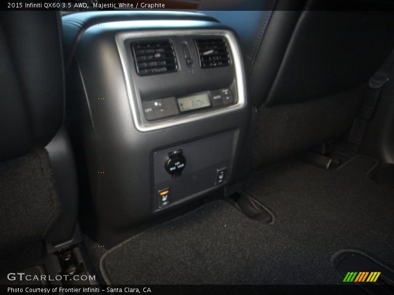 Controls of 2015 QX60 3.5 AWD