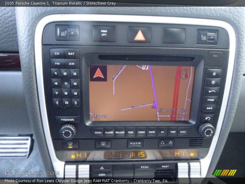 Titanium Metallic / Stone/Steel Grey 2005 Porsche Cayenne S