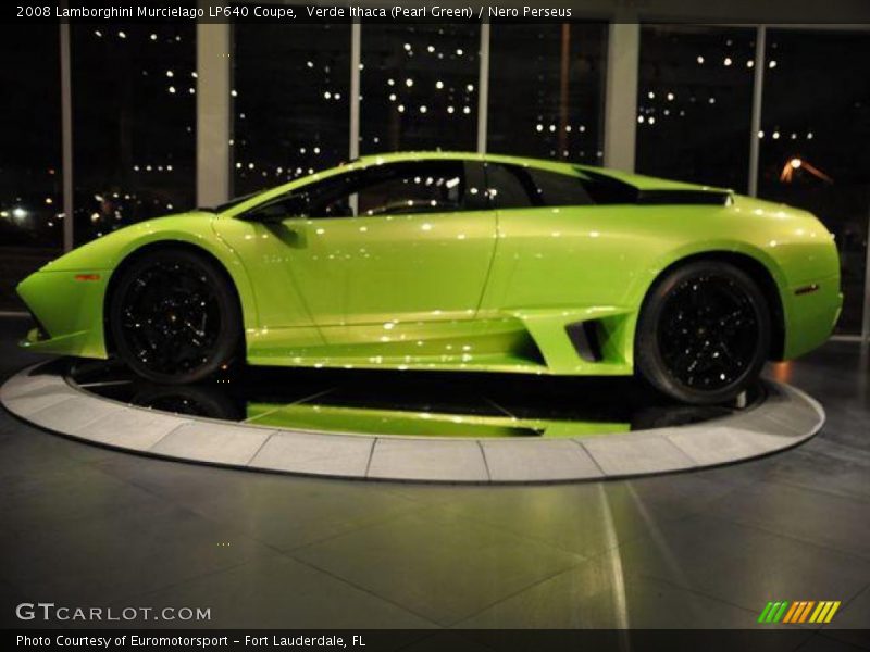 Verde Ithaca (Pearl Green) / Nero Perseus 2008 Lamborghini Murcielago LP640 Coupe