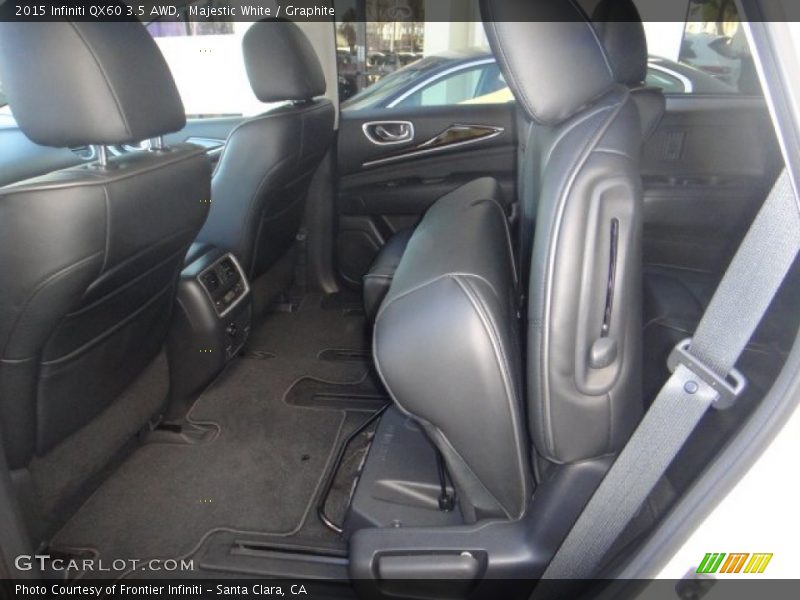 Rear Seat of 2015 QX60 3.5 AWD