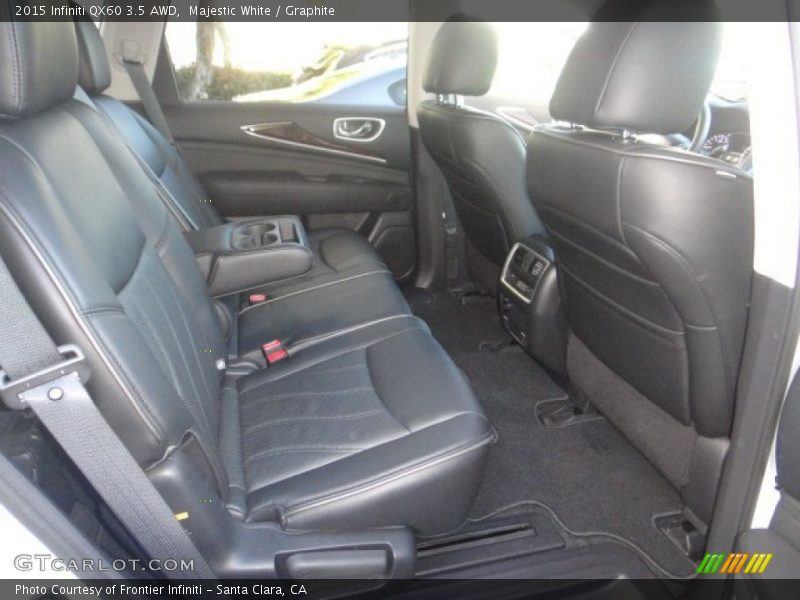Rear Seat of 2015 QX60 3.5 AWD