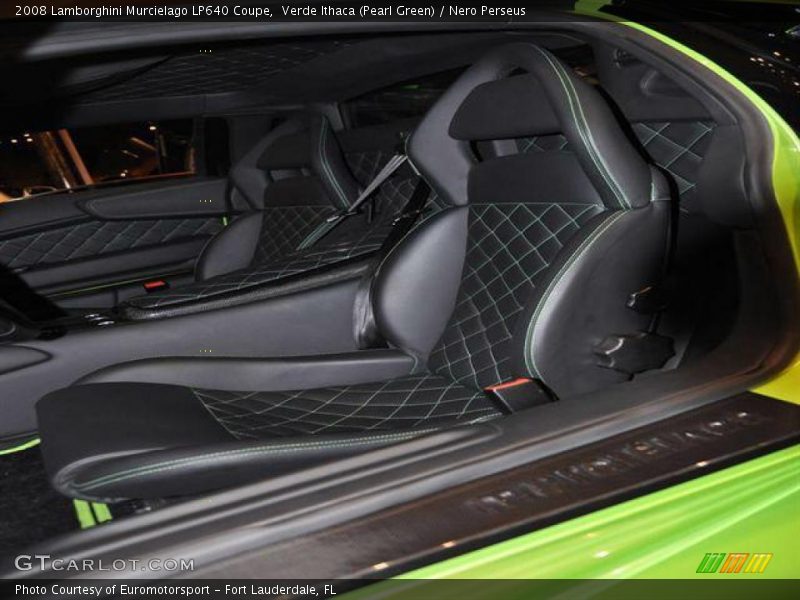 Verde Ithaca (Pearl Green) / Nero Perseus 2008 Lamborghini Murcielago LP640 Coupe