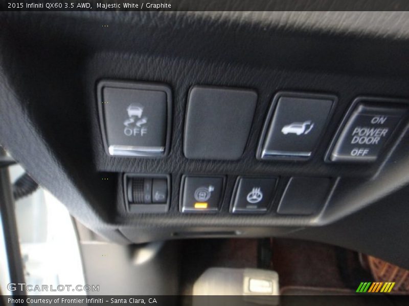 Controls of 2015 QX60 3.5 AWD