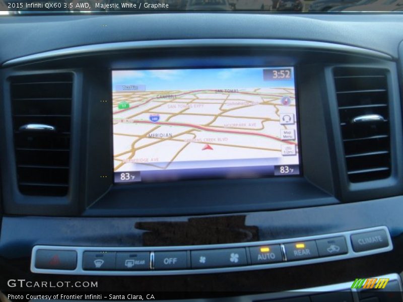 Navigation of 2015 QX60 3.5 AWD
