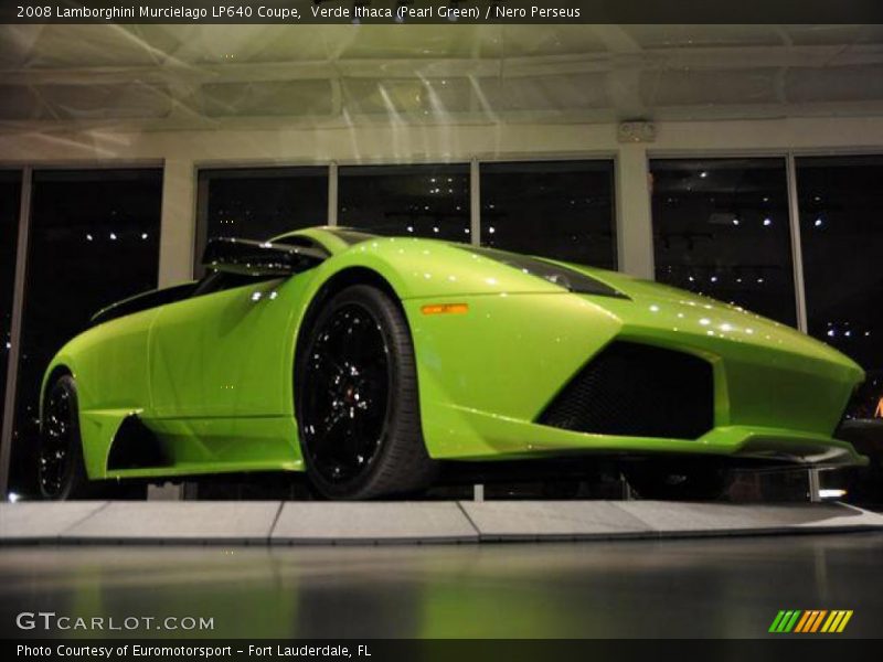 Verde Ithaca (Pearl Green) / Nero Perseus 2008 Lamborghini Murcielago LP640 Coupe