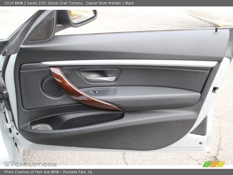 Glacier Silver Metallic / Black 2014 BMW 3 Series 335i xDrive Gran Turismo