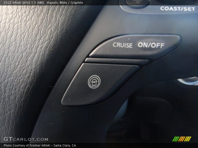 Controls of 2015 QX60 3.5 AWD