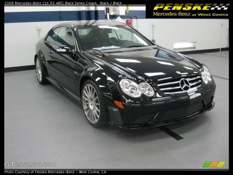 Black / Black 2008 Mercedes-Benz CLK 63 AMG Black Series Coupe