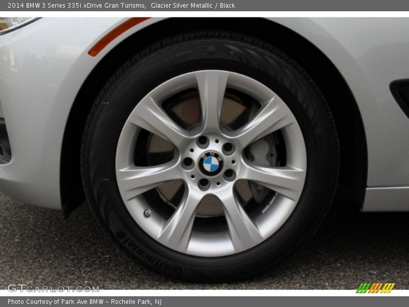 Glacier Silver Metallic / Black 2014 BMW 3 Series 335i xDrive Gran Turismo