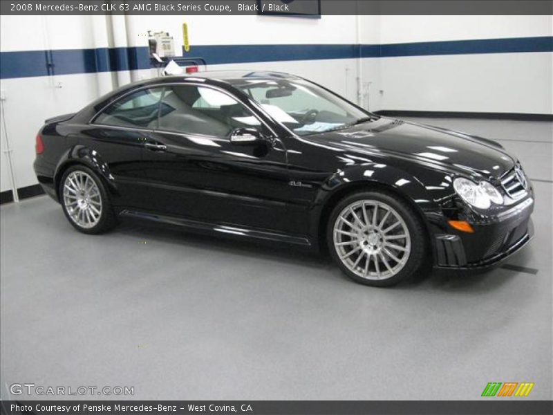 Black / Black 2008 Mercedes-Benz CLK 63 AMG Black Series Coupe