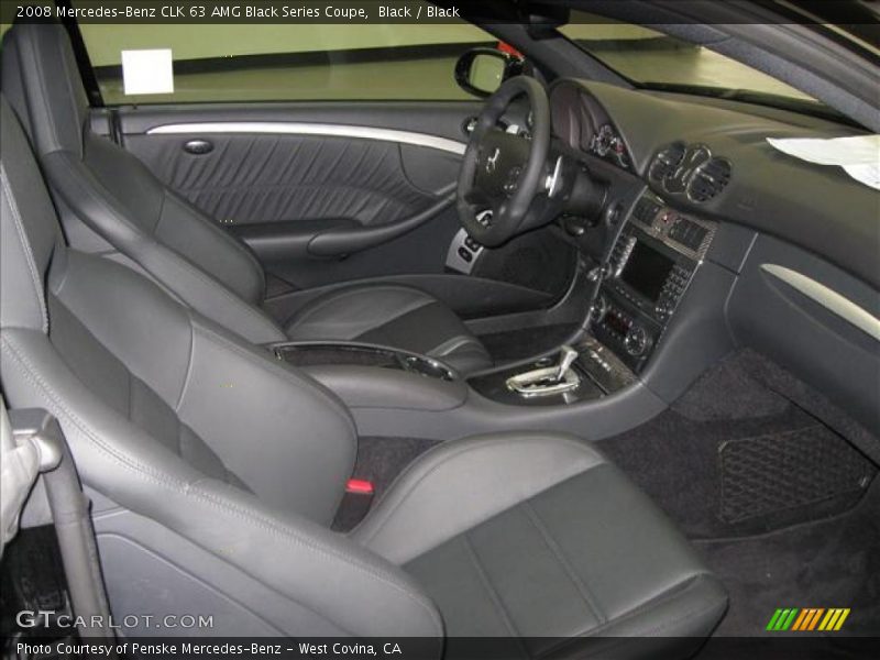 Black / Black 2008 Mercedes-Benz CLK 63 AMG Black Series Coupe
