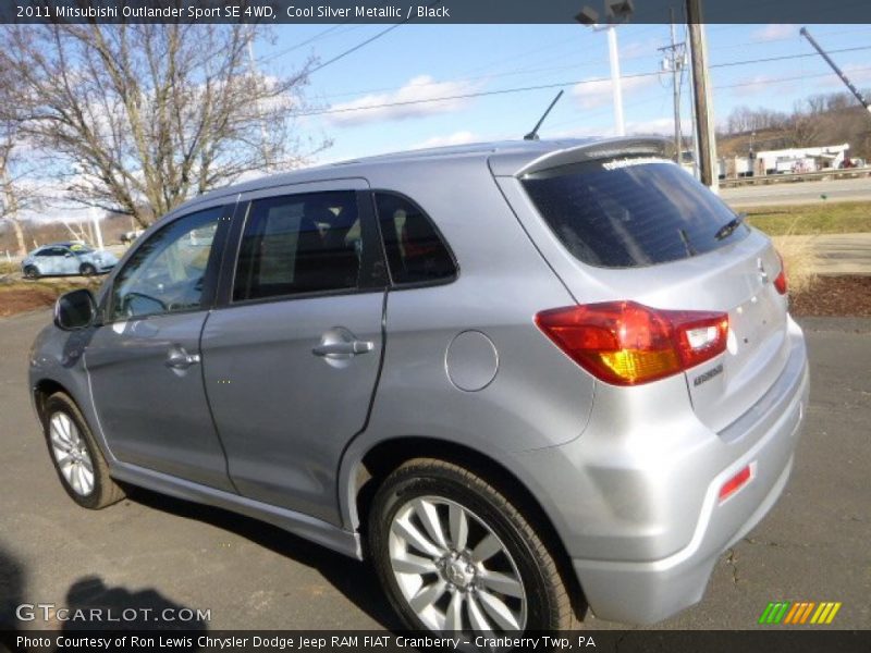 Cool Silver Metallic / Black 2011 Mitsubishi Outlander Sport SE 4WD