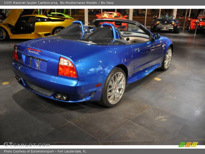 Blu Mediterraneo Metallic / Blu Navy 2005 Maserati Spyder Cambiocorsa