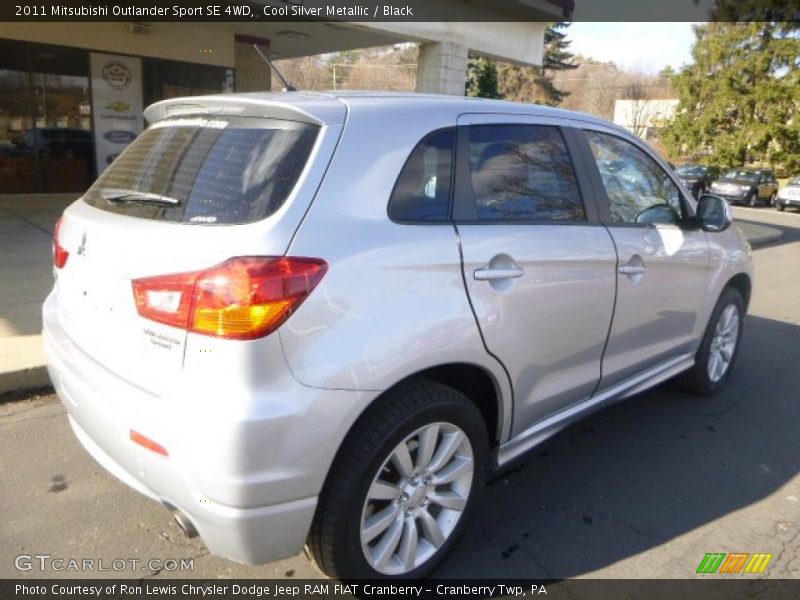 Cool Silver Metallic / Black 2011 Mitsubishi Outlander Sport SE 4WD