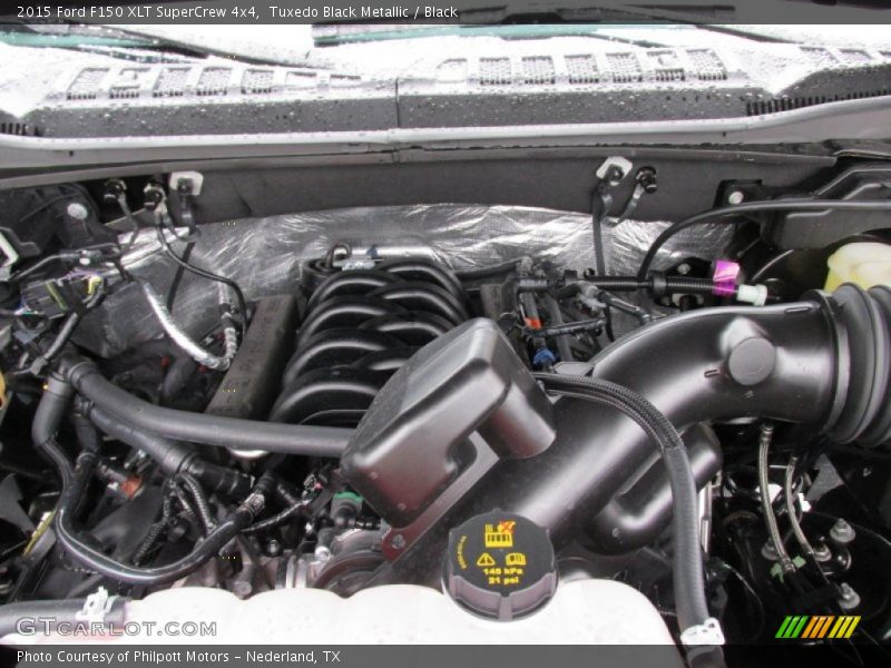  2015 F150 XLT SuperCrew 4x4 Engine - 5.0 Liter DOHC 32-Valve Ti-VCT FFV V8