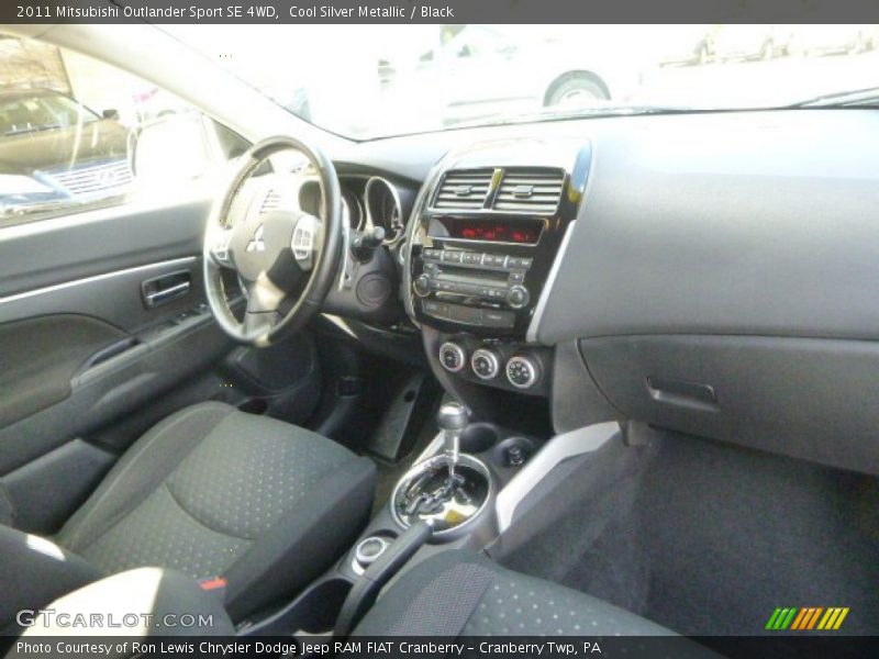 Cool Silver Metallic / Black 2011 Mitsubishi Outlander Sport SE 4WD